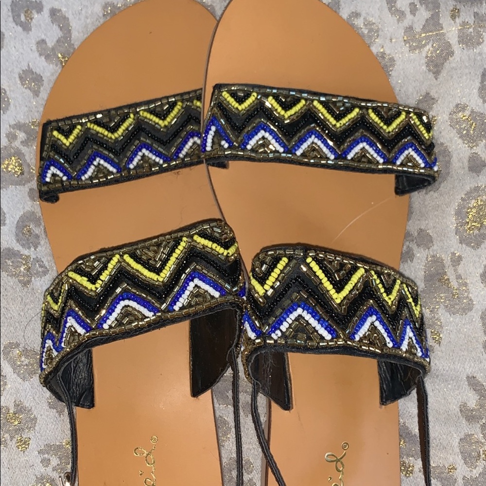 Beaded sandals